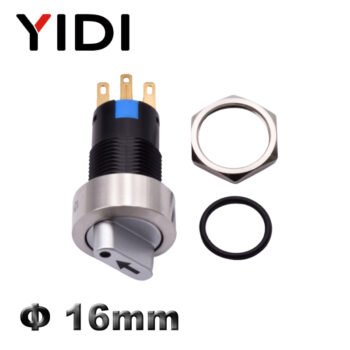 16mm metal switch rotary