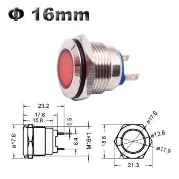 16mm signal light