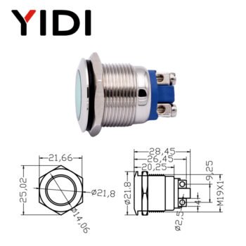 19mm waterproof indicator
