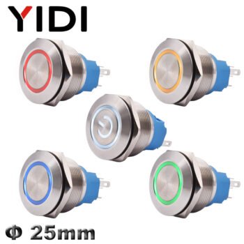 22mm metal push button switch