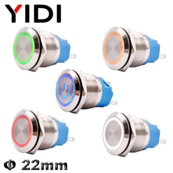 22mm metal push button switch
