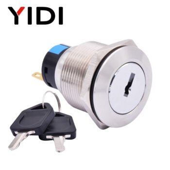 22mm rotary key switch