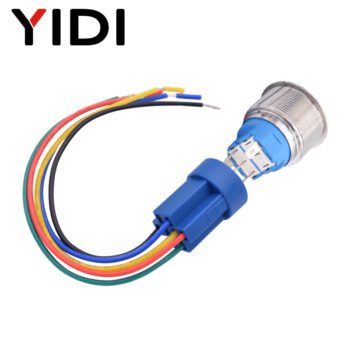 led illuminated switch latching