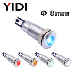 metal indicator light