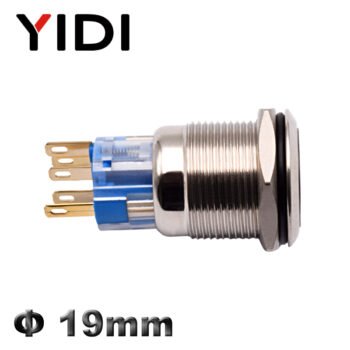 metal push button switch 1no1nc