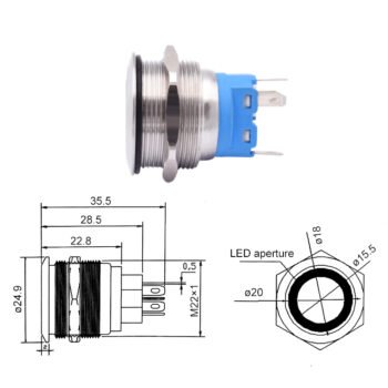 metal push button switch