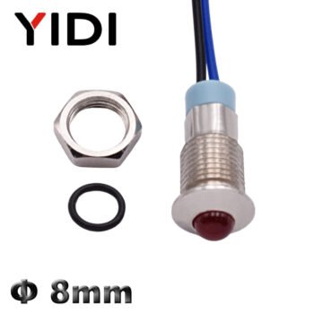 wire leading indicator lamp
