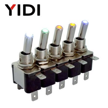 12v red green led toggle switch