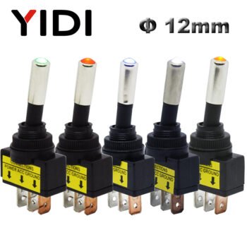 led 12v toggle switch