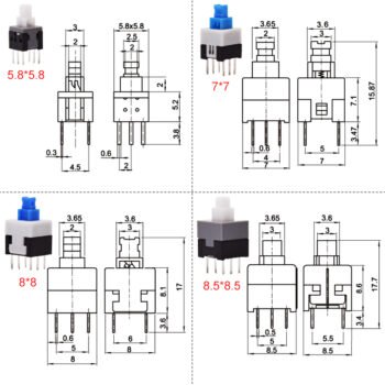 mini button switch