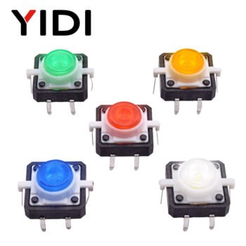 momentary push button led