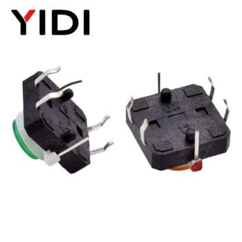 push button with led