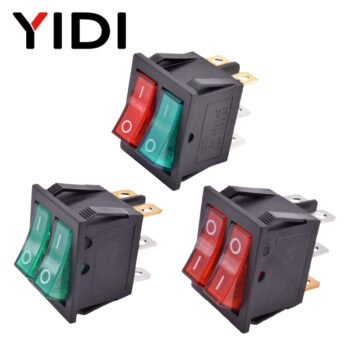 rocker switch green