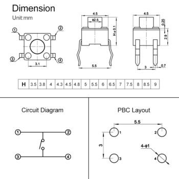 tactile button